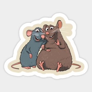 Remy and Emile - Ratatouille Sticker